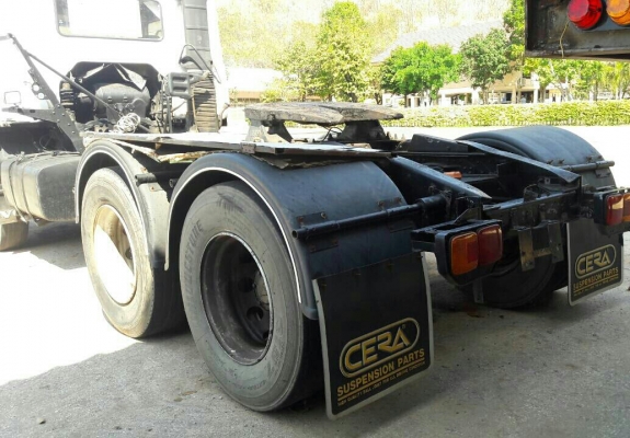 สิบล้อ1เพา หัวลาก VOLVO 320เพาเดียว ปี45 พร้อมห่างพื้นเรียบ 3คาน สภาพดีสวยพร้อมใช้ ทะเบียนพร้อมโอน