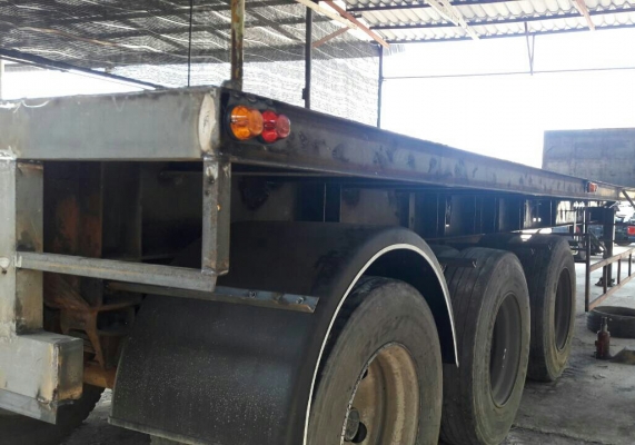 สิบล้อ1เพา หัวลาก VOLVO 320เพาเดียว ปี45 พร้อมห่างพื้นเรียบ 3คาน สภาพดีสวยพร้อมใช้ ทะเบียนพร้อมโอน