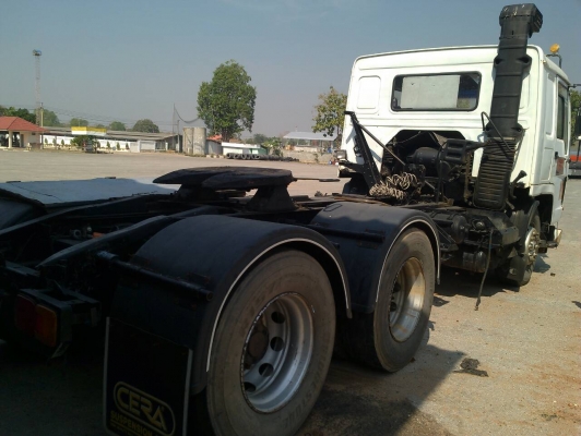 สิบล้อ1เพา หัวลาก VOLVO 320เพาเดียว ปี45 พร้อมห่างพื้นเรียบ 3คาน สภาพดีสวยพร้อมใช้ ทะเบียนพร้อมโอน