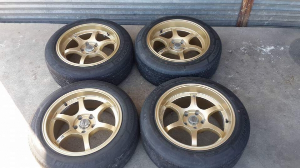 RG-D ขอบ 17 5รู114 หน้า 8 หลัง 9 พร้อมยาง Michelin