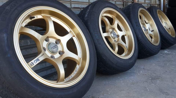 RG-D ขอบ 17 5รู114 หน้า 8 หลัง 9 พร้อมยาง Michelin