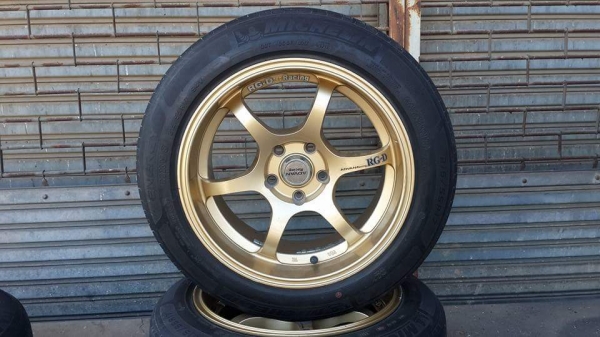 RG-D ขอบ 17 5รู114 หน้า 8 หลัง 9 พร้อมยาง Michelin