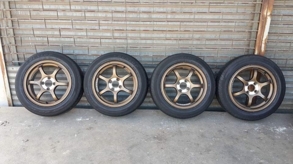 RG-D ขอบ 15 4รู100 พร้อมยาง Dunlop RG-D ขอบ 15 4รู100 พร้อมยาง Dunlop