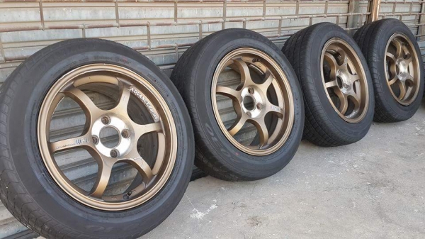 RG-D ขอบ 15 4รู100 พร้อมยาง Dunlop RG-D ขอบ 15 4รู100 พร้อมยาง Dunlop