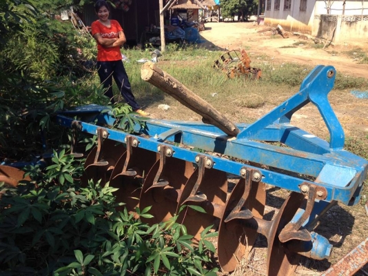 ผาน KHL ไคเฮงหลีกลกิจบ้านโป่ง ผานพรวน 7 ใบสภาพเดิมๆ สีเดิมจากโรงงาน