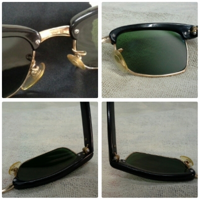 แว่นตาวินเทจ/คลับมาสเตอร์/โกลด์ฟิลด์ OPTURA made in West Germany  14K