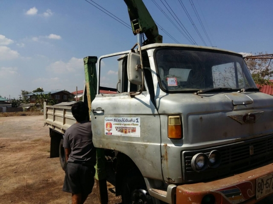 ขายด่วน6ล้อ ติดเครน ดั้ม HINO KM 310  เครื่องดีคัชชีสวย ยางพร้อมใช้ เอกสารพร้อมโอน