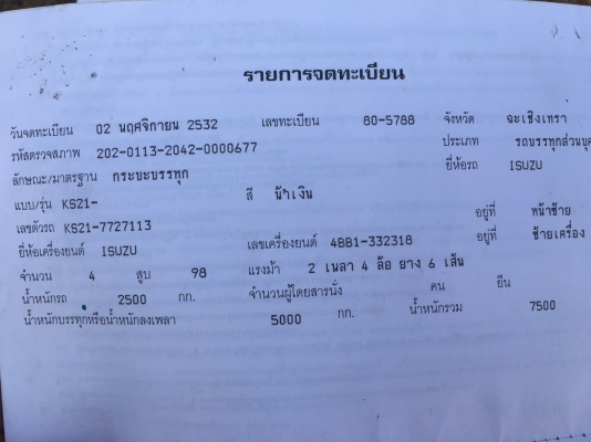 ks21เครื่อง4BB1เครื่องดัคัชชีสวยปี32 ks21เครื่อง4BB1เครื่องดัคัชชีสวยปี32