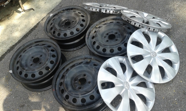 กระทะล้อเหล็ก พร้อมฝาครอบ