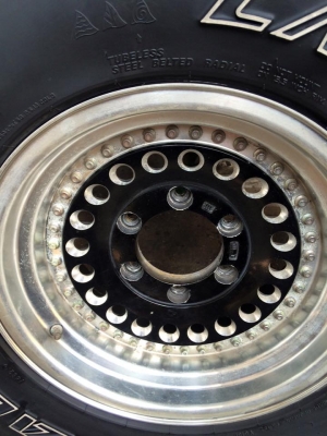 ล้อขอบ 15"6รู139.7 Offset -13  พร้อมยาง 31"x10.5R15