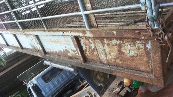 รถดั้ม 6 ล้อ ISUZU NPR66LX5S รถห้างแท้ ปี 43 เครื่อง 120 แรง