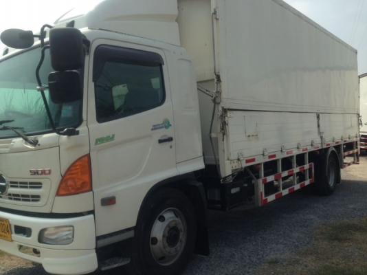 ขายรถ6ล้อตู้ปีกนก HINO FG8JPLA ปี2012 เครื่อง212แรงม้า ตู้ยาว7.50เมตร
