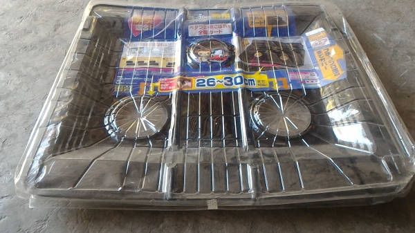 แผ่นอลูมีเนียมครอบเตาแก็ส จากญี่ปุ่น ขนาด 54*62 ซม. ใช้ได้กับช่องเตาที่มีขนาด  26-30 ซม.