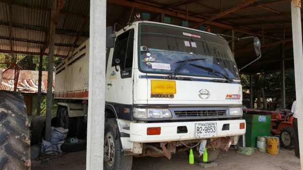 ขาย รถพ่วงแม่-ลูกดั้ม HINO FM3M คัสซีสวยตลอดเส้น เครื่องเดิม M10C 240 แรงม้า เกียร์เดิม สโลว์เดิม ทะเบียนพร้อมโอนครับ