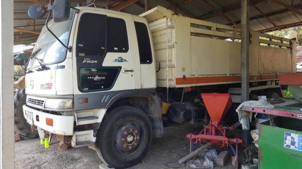 ขาย รถพ่วงแม่-ลูกดั้ม HINO FM3M คัสซีสวยตลอดเส้น เครื่องเดิม M10C 240 แรงม้า เกียร์เดิม สโลว์เดิม ทะเบียนพร้อมโอนครับ