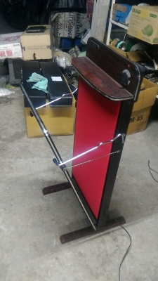 เตารีดกดทับหน้ากว้าง ยี่ห้อ CLEARLINE แนวตั้ง รีดที่เดียวคุมทั้งตัว ใช้งานง่ายกินไฟน้อย