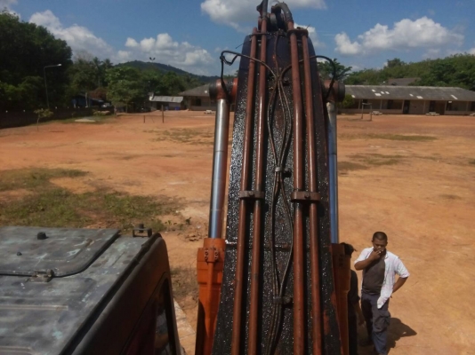 ขายรถแบคโฮ KOMATSU PC128UU-2 เอกสารเล่มทะเบียน ราคา 820000