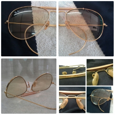 ที่สุดแห่งแว่นตาผู้คว้าชัย B&amp;L RAY-BAN AVIATOR MacArthur OUTDOORSMAN USA
