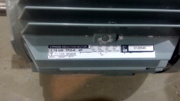 มอเตอร์ mitsubishi 1แรง 3เฟส