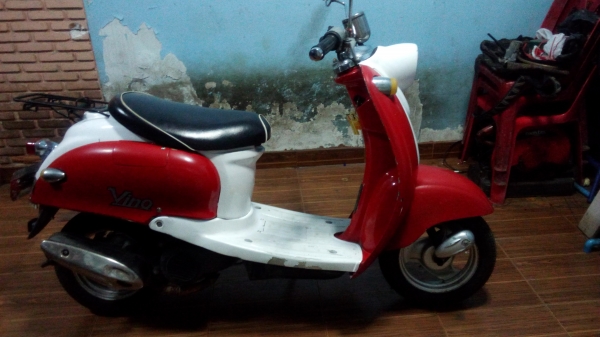 ยามาฮ่า วีโน่50ccใช้งานได้ปกติระบบไฟติดหมดระบบสตาร์ท2ระบบ