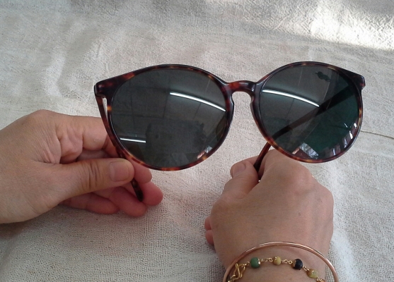 แว่นตาฝรั่งเศสทรงหยดน้ำใหญ่ H&bull;L HENRI LUC CHAPUIS  บิ๊กไซซ์!