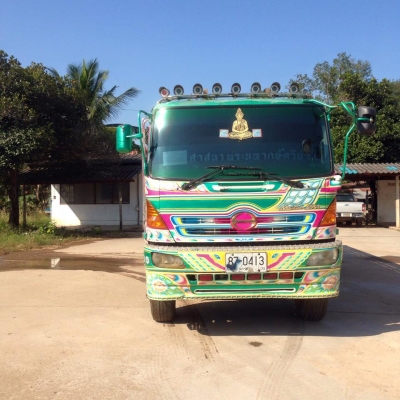 ขายรถสิบล้อ HINO FM2P 320แรง ไฮสปิด ปี49 ดั้มมิเนียม อู่ ST เทเลอร์ มีระบบลากพ่วง