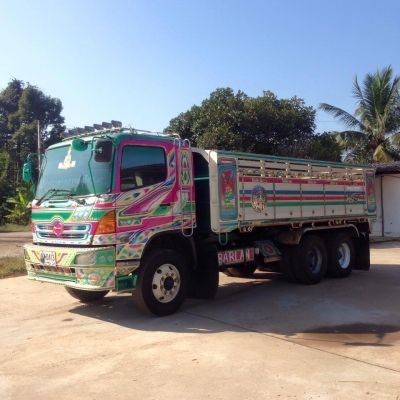 ขายรถสิบล้อ HINO FM2P 320แรง ไฮสปิด ปี49 ดั้มมิเนียม อู่ ST เทเลอร์ มีระบบลากพ่วง