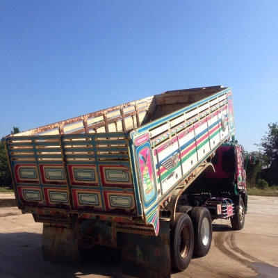 ขายรถสิบล้อ HINO FM2P 320แรง ไฮสปิด ปี49 ดั้มมิเนียม อู่ ST เทเลอร์ มีระบบลากพ่วง