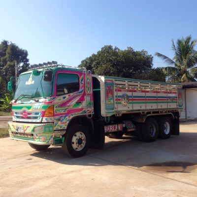 ขายรถสิบล้อ HINO FM2P 320แรง ไฮสปิด ปี49 ดั้มมิเนียม อู่ ST เทเลอร์ มีระบบลากพ่วง