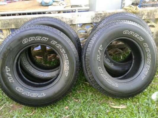 ขายยาง toyo 265/70/16 h/t Japan