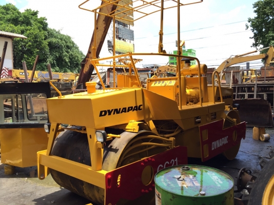 ขายด่วนรถบด2ล้อเหล็กสั่นหน้าสั่นหลังขนาด7ตัน DYNAPAC CC21พร้อมใช้งาน เล่มทะเบียน