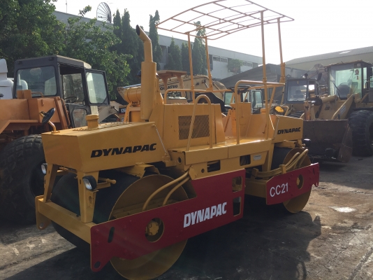 ขายด่วนรถบด2ล้อเหล็กสั่นหน้าสั่นหลังขนาด7ตัน DYNAPAC CC21พร้อมใช้งาน เล่มทะเบียน