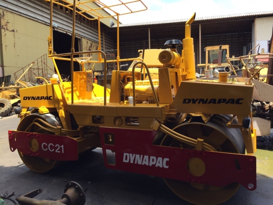ขายด่วนรถบด2ล้อเหล็กสั่นหน้าสั่นหลังขนาด7ตัน DYNAPAC CC21พร้อมใช้งาน เล่มทะเบียน
