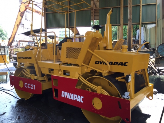 ขายด่วนรถบด2ล้อเหล็กสั่นหน้าสั่นหลังขนาด7ตัน DYNAPAC CC21พร้อมใช้งาน เล่มทะเบียน