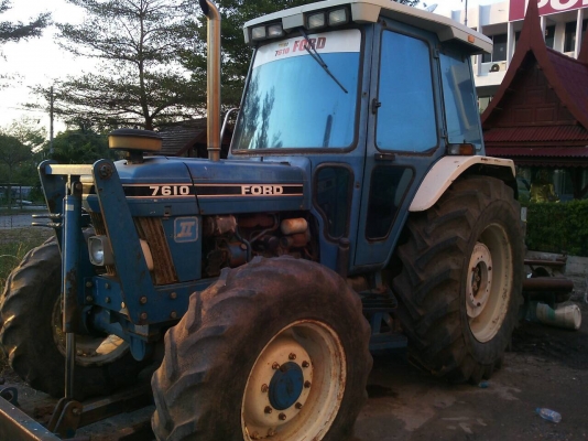 รถไถ2เพลา...7610 เล่มพร้อม มีดันหน้า จานเจ็จ รถสวยพร้อมใช้