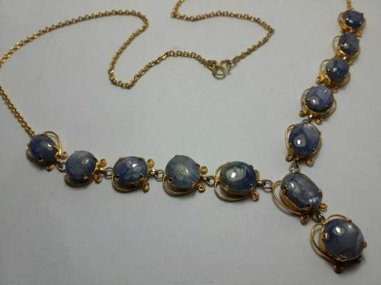 สร้อยคอพลอยยี่หร่าพม่า สร้อยคอพลอยยี่หร่าพม่า