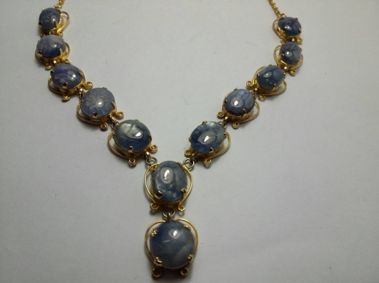 สร้อยคอพลอยยี่หร่าพม่า สร้อยคอพลอยยี่หร่าพม่า