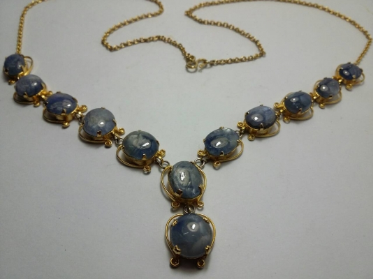 สร้อยคอพลอยยี่หร่าพม่า สร้อยคอพลอยยี่หร่าพม่า