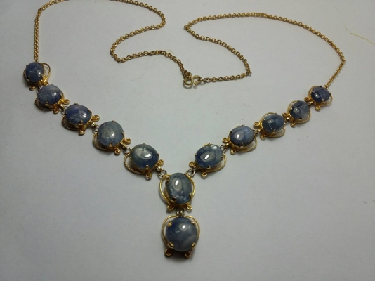 สร้อยคอพลอยยี่หร่าพม่า สร้อยคอพลอยยี่หร่าพม่า