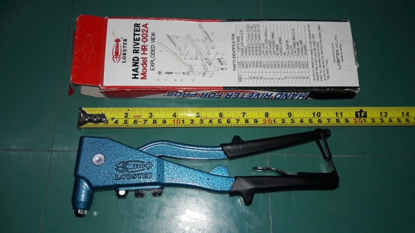 ขายคีมยิงรีเว็ทตรากุ้งญี่ปุ่นLOBSTER HR-002A Made in Japan.