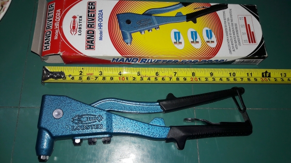 ขายคีมยิงรีเว็ทตรากุ้งญี่ปุ่นLOBSTER HR-002A Made in Japan.