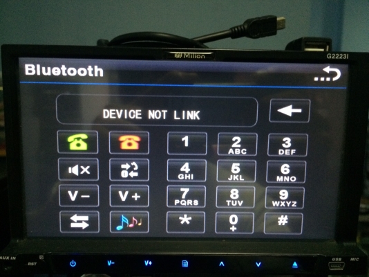 Milion D2223l จอ7นิ้ว USB IPOD BLUETOOTH SD CARD DVD VCD MP3 CD AUX จอทัชปรับจอไฟฟ้า ปุ่มสัมผัส ปรีเอ้า2ชุด ถอดหน้าจอได้ พร้อมรีโมท มือ2 ญี่ปุ่น