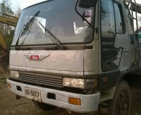 สิบล้อ 2เพา ท้ายลาก ฮีโน่ FM3H195แท้ สโลส 2เพา บรรทุกแม็คโค 200 สภาพดีเดิมๆพร้อมใช้งาน ทะเบียนพร้อมโอน