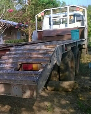 สิบล้อ 2เพา ท้ายลาก ฮีโน่ FM3H195แท้ สโลส 2เพา บรรทุกแม็คโค 200 สภาพดีเดิมๆพร้อมใช้งาน ทะเบียนพร้อมโอน