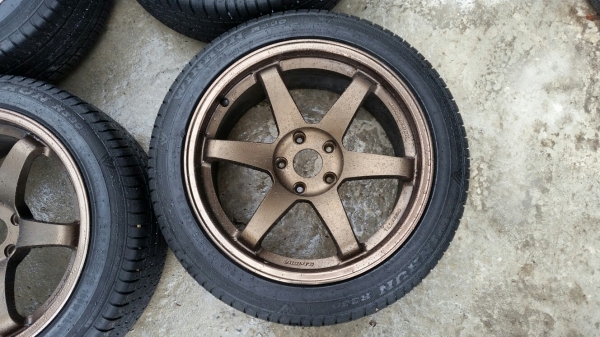 Te37 ขอบ18 พร้อมยางปี15