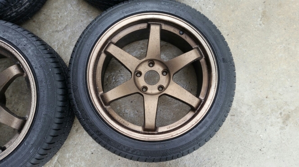 Te37 ขอบ18 พร้อมยางปี15