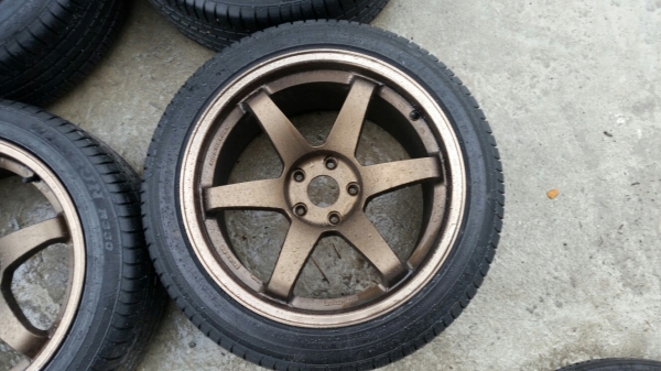 Te37 ขอบ18 พร้อมยางปี15