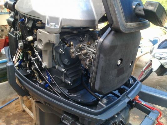 เครื่องยามาฮ่า 30แรง เหมือนใหม่ ใช้งานแค่ 3 ชม.น้ำจืดนะ เหมือนใหม่