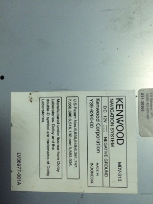 KENWOOD MDV-313 24Bit USB SD CARD DVD MP3 CD AUX จอทัชสกรีน ปรีเอ้า1ชุด กล้องมองหลัง AV IN1ชุด VEDIO OUT ถอดหน้ากากได้ มือ2 ญี่ปุ่น KENWOOD MDV-313 24Bit USB SD CARD DVD MP3 CD AUX จอทัชสกรีน ปรีเอ้า1ชุด กล้องมองหลัง AV IN1ชุด VEDIO OUT ถอดหน้ากากได้ มือ2 ญี่ปุ่น
