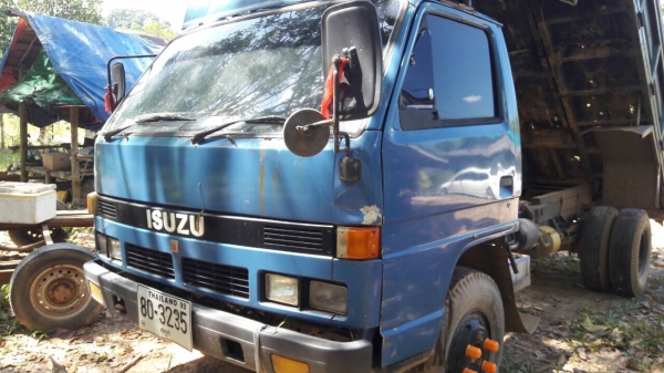 6ล้อดัมพ์ 115เเรง ISUZU NPR59LU5-7102036 รถห้างเเท้เล่มทะเบียพร้อม